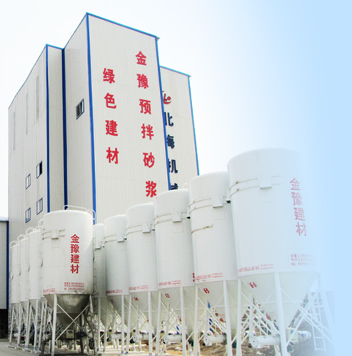 干混砂漿生產(chǎn)工藝流程及設(shè)備(圖1)